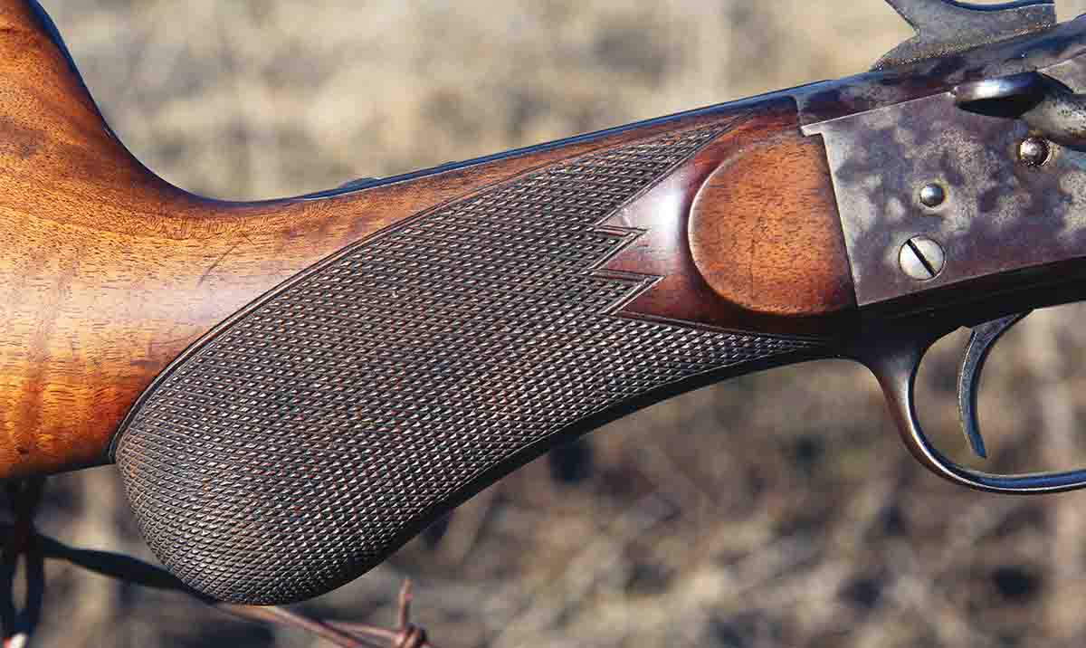 The Remington Hepburn No. 3 includes a handsome Prince of Wales grip, which is both beautiful and highly functional.